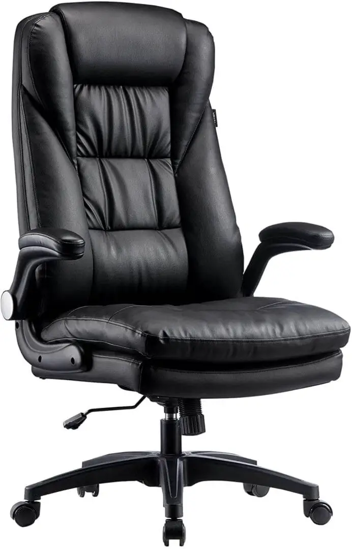 4. Executive Leather High Back Ergonomic Chair By Hbada 