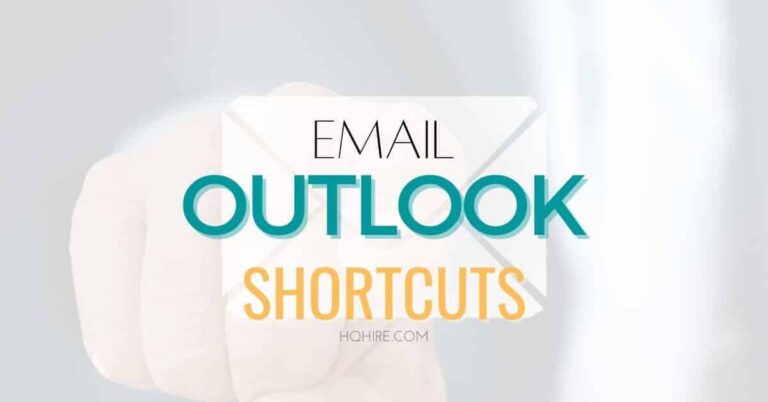 100+ Best Outlook Keyboard Shortcuts List (Powerful Email Tips)