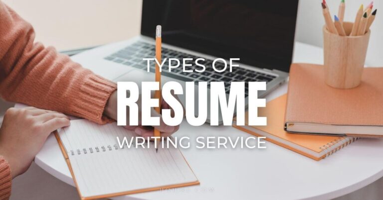 types of resume writing service