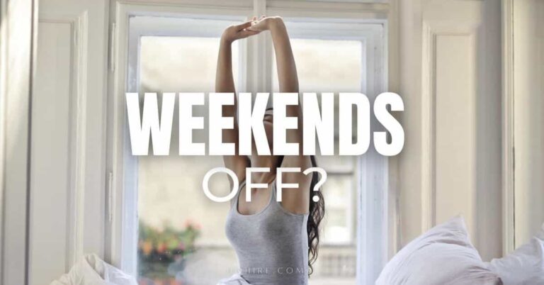 7 Good Reasons Why You Should Take Weekends Off