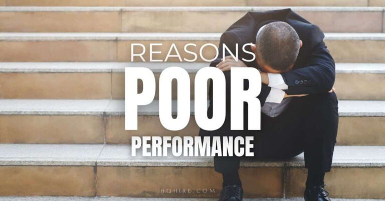 10 Reasons for Poor Performance at Work (Better Leadership)